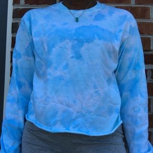 Tye dye crop top shirt